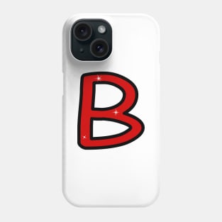 Letter B. Name with letter B. Personalized gift. Abbreviation. Abbreviation. Lettering Phone Case