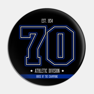 70th Birthday Pin