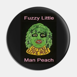 Fuzzy Little Man Peach Pin