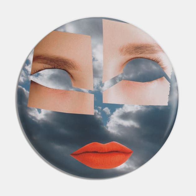 Girl in The Sky Pin by Luca Mainini