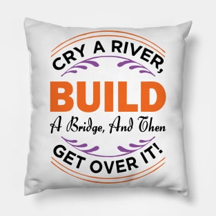 build a bridge Pillow