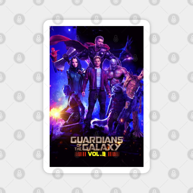 GOTG Vol 3 Magnet by SecretGem