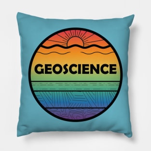 Gay Pride Geoscience Cross Section Pillow