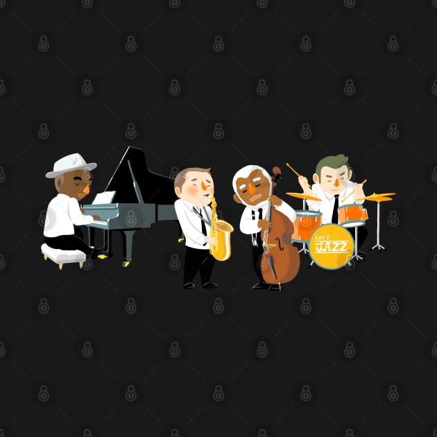 jazz quartet by MOZORIDA