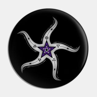 Wiccan Starfish Pin