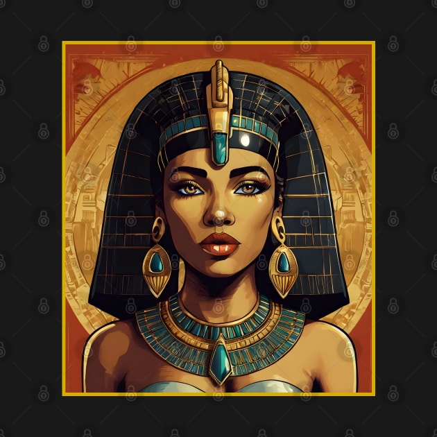 Black Queen Cleopatra by VivaLaRetro