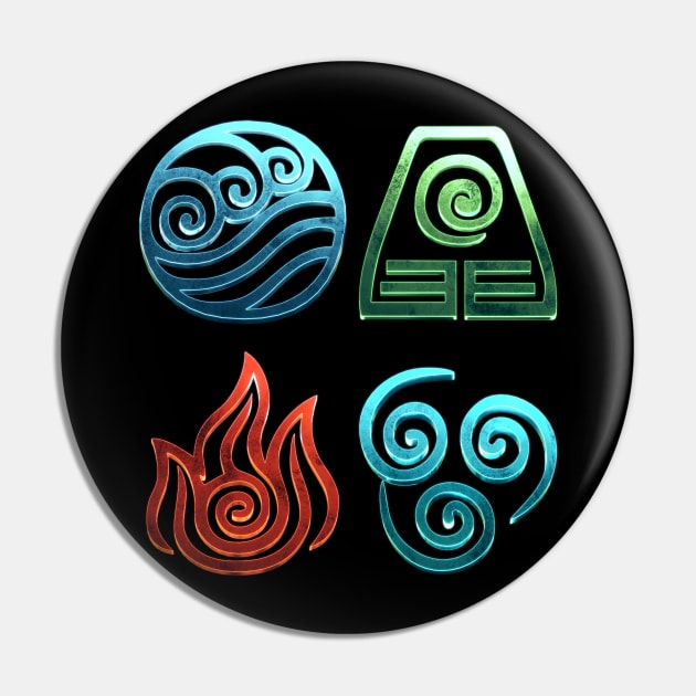 The Four Elements Pin by ChrisHarrys