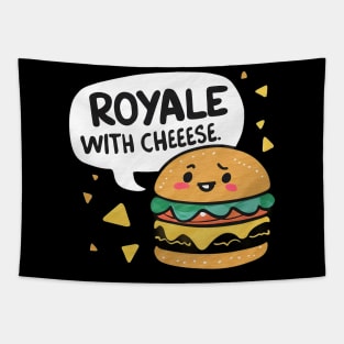 Royale with cheese Tapestry