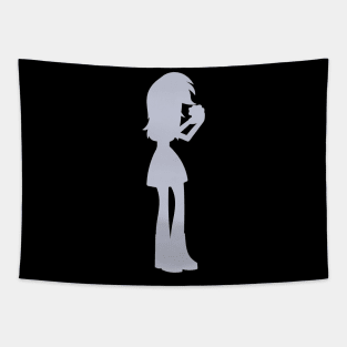 Derpy Hooves Equestria Girls Silhouette Tapestry