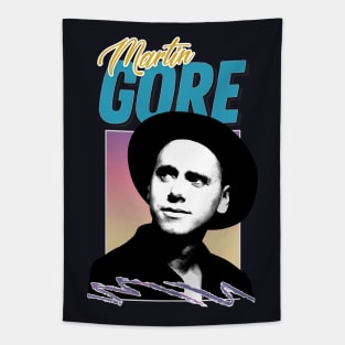 Martin L Gore // 80s Retro Fan Design Tapestry