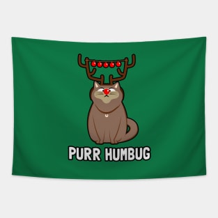 Purr Humbug - Bah Humbug Cat Tapestry