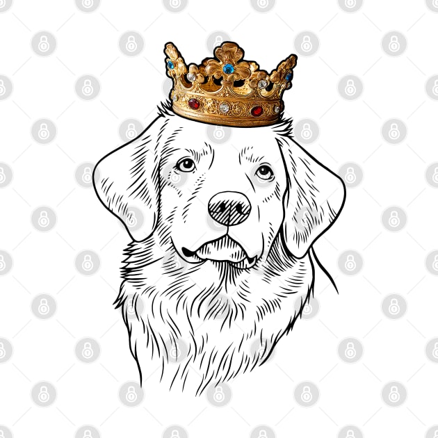 Nova Scotia Duck Tolling Retriever Dog King Queen Wearing Crown by millersye