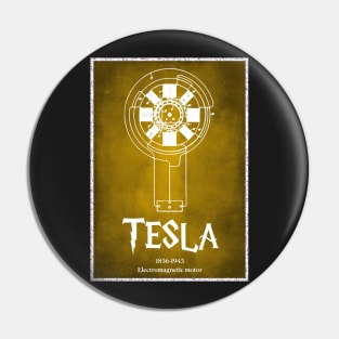 Nikola Tesla Electromagnetic Motor AC Pin