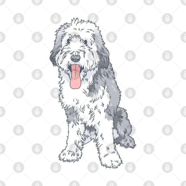 Bearded Collie by Csieben