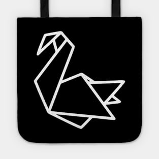 origami swan Tote