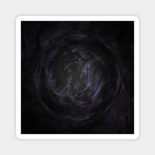 Purple Goth Dark Fantasy Abstract Magnet