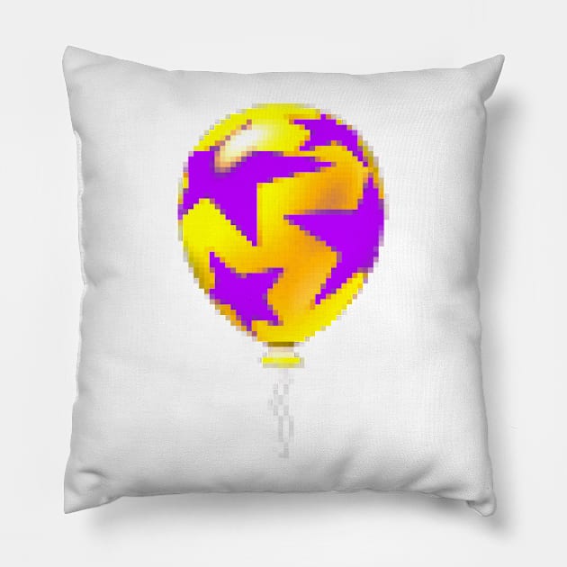 Yellow Balloon Sprite Pillow by SpriteGuy95