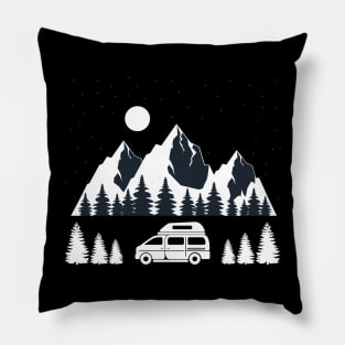 Explore Wilderness With Camper Pillow