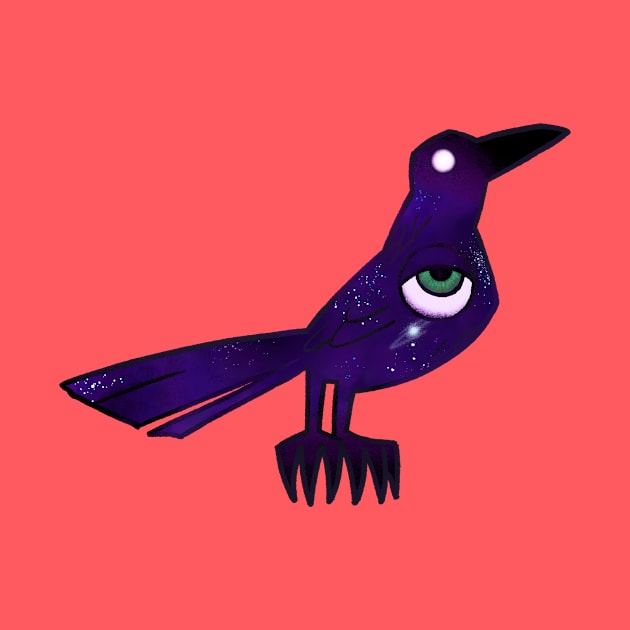 Life Tree Raven (purple) by EdenObiArt