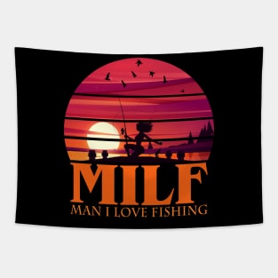 MILF Man I love Fishing Tapestry