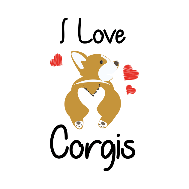 Love Corgis Funny  Gift Love Dog by macshoptee