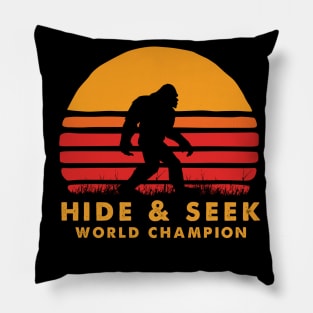 Bigfoot Hide and Seek World champion Pillow