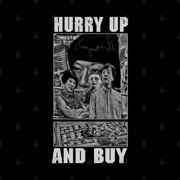 Hurry Up And Buy (B&W) by The Dark Vestiary