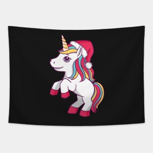 Christmas unicorn gift idea Tapestry