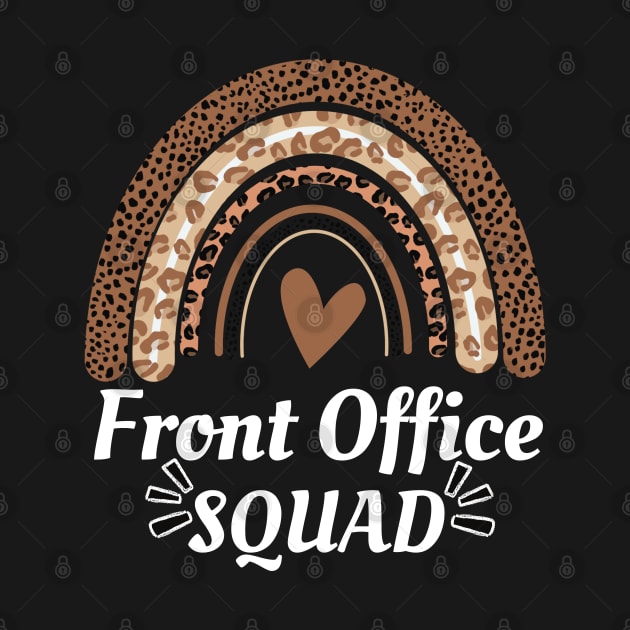 Front Office Squad Rainbow Leopard Administrative Assistant by Johner_Clerk_Design