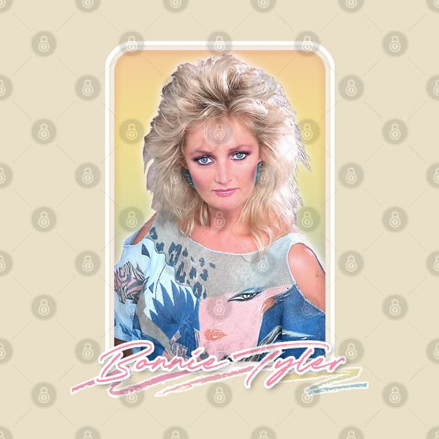 Bonnie Tyler // 80s Aesthetic Fan Art Design by DankFutura