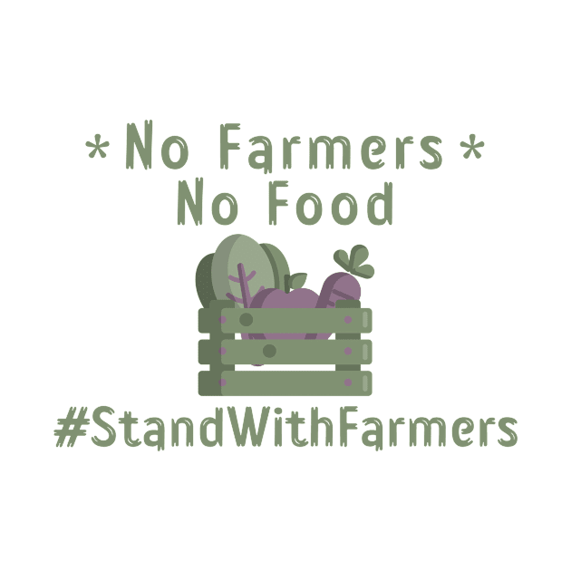 Stand With Farmers Tees by BeeZeeBazaar