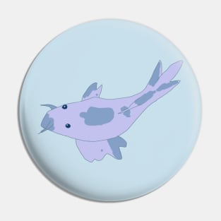 Light Blue Catfish Pin