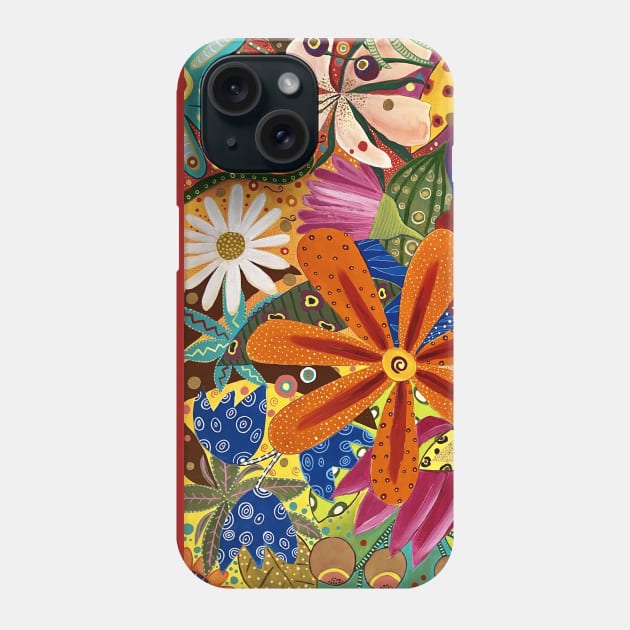 Flower jungle Phone Case by MagaliModoux