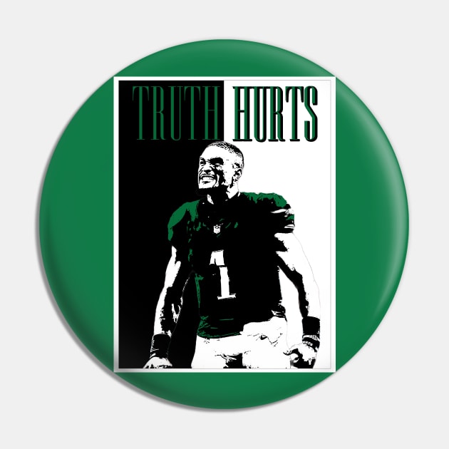 Jalen Hurts Kelly Green Pin