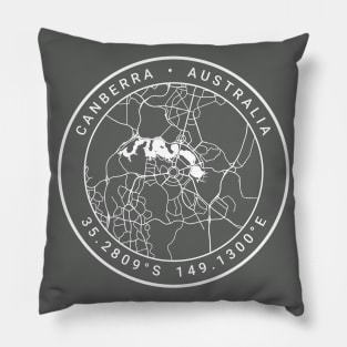 Canberra Map Pillow