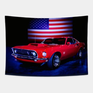 BOSS 429 Mustang  American Muscle Tapestry