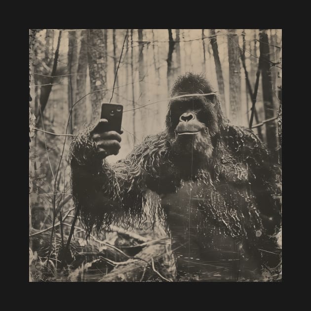 Bigfoot Believer Selfie by Vlaa