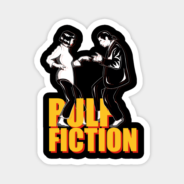 Pulp Fiction Magnet by ladinoariel