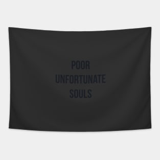 Poor Unfortunate Souls (Pitch Black) Tapestry