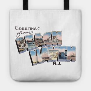 Greetings from Beach Haven, New Jersey Tote