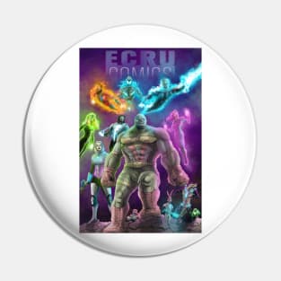 ECRUCOMICS team Pin