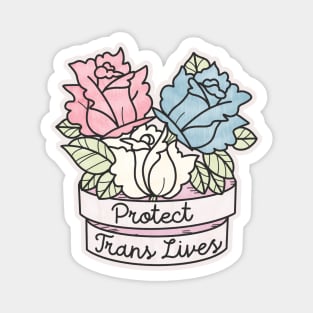 protect trans lives Magnet