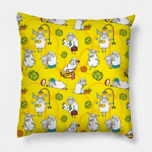 Cartoon sheeps Pillow