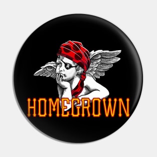 Homegrown Angel Font Design Pin