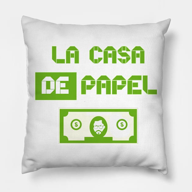 La Casa de Papel Pillow by FlowrenceNick00