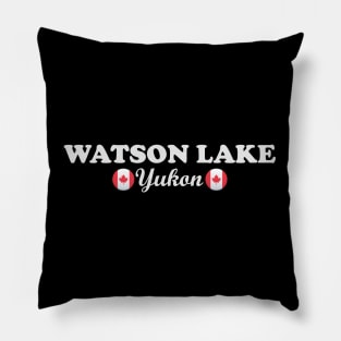 Watson Lake Yukon Pillow