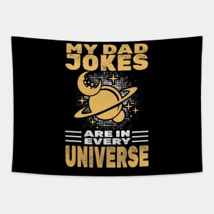 my dad jokes are in every universe Tapestry