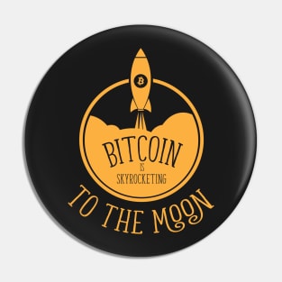 bitcoin to the moon Pin