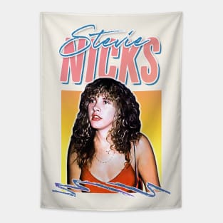 Stevie Nicks / 80s Style Retro Aesthetic Style Fan Design Tapestry