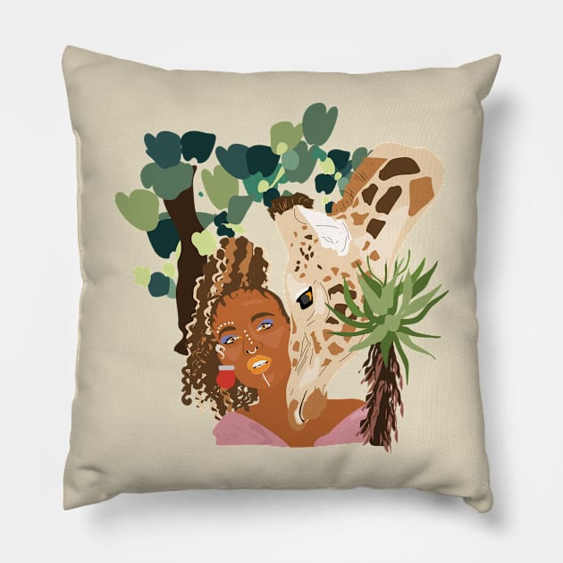 Into the wild Pillow by phathudesigns 